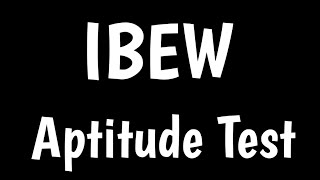 IBEW Aptitude Test  NJATC Aptitude test [upl. by Kcor]