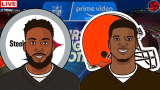 PITTSBURGH STEELERS vs CLEVELAND BROWNS WEEK 12 NFL THURSDAY NIGHT FOOTBALL LIVE GAME CAST amp AUDIO [upl. by Jaquelin194]