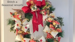 A quick sew seasonal wreath  Lizzy Curtis [upl. by Ativad]