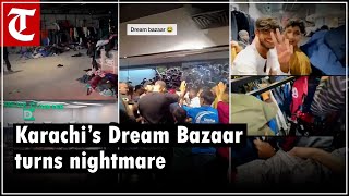 Pakistan’s Dream Bazaar Mall looted by unruly mob on opening day [upl. by Dnomaj532]