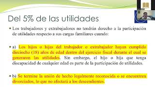 Consideraciones en las utilidades trabajadores [upl. by Faunia]