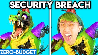 FNAF SECURITY BREACH WITH ZERO BUDGET FUNNY MONTY GATOR FIVE NIGHTS AT FREDDYS LANKYBOX PARODY [upl. by Shir]