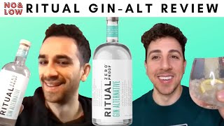 Ritual Gin Alternative Review nonalcoholic spirit tasting [upl. by Notirb]