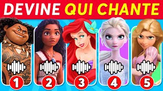 Devine 50 CHANSONS spécial DISNEY 🎤🎙️🎶 Vaiana 2 Encanto  Elsa Raiponce Ariel Le Roi Lion [upl. by Eseekram510]