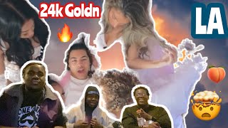 THE MAN VERSION OF DOJA CAT‼️24kGoldn  CITY OF ANGELS Official Video Reaction🔥 [upl. by Eivad]