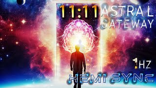 HEMI SYNC11 11 GATEWAYFree Flow MBSR Meditation Music [upl. by Calendre817]