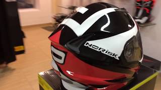 CAPACETE NORISK FF302 RIDIC C VISEIRA SOLAR PRETOBRANCOVERMELHO11998067042 [upl. by Narba]