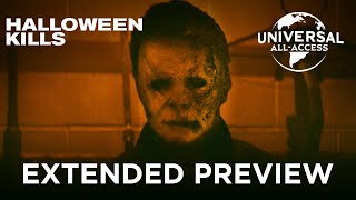 Michael Myers Survives The Fire  Halloween Kills  Extended Preview [upl. by Relda784]