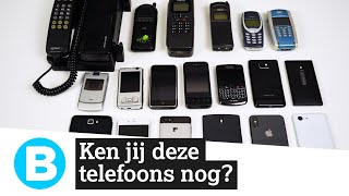 De meest iconische mobiele telefoons ooit Welke had jij [upl. by Remo353]