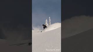 Awesome Skiing in Fernie BC on December 16 2023 [upl. by Adolphe]