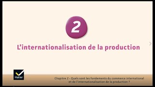 SES cours de Tle  linternationalisation de la production [upl. by Aer649]