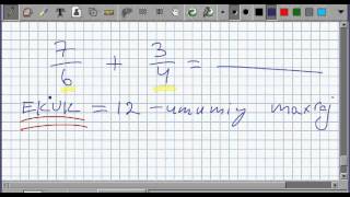 Kasrlarni qoshish va ayirish Matematika 6sinf 10dars [upl. by Mattson66]