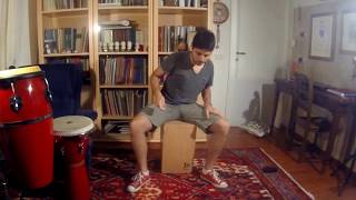 Jovanotti  lombelico del mondo  drum and percussion cover [upl. by Wobniar764]