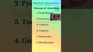 Dental Diseases  Disease of teeth pyorrhea gingivitis bleedinggums neet neetexam neet2023 [upl. by Ade]