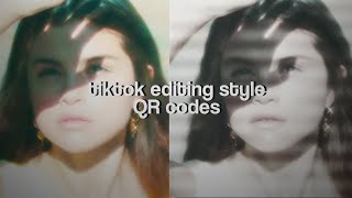 tiktok editing style QR codes video star [upl. by Helfant]