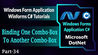 34  How To Bind One ComboBox With Another ComboBox With Database In Winforms C HindiUrdu [upl. by Garrek132]