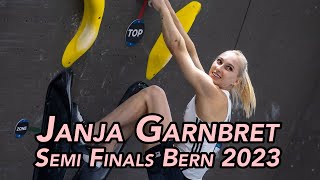 Janja Garnbret doing her thing at the semi final round at the IFSC World Championship Bern 2023 [upl. by Odama645]