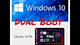 How to dual boot Ubuntu 1604 alongside Windows 10 2016 [upl. by Nolak]