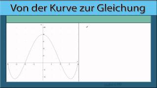 Von der Kurve zur Gleichung Gleichung ermitteln [upl. by Jilleen]