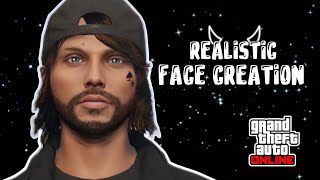 GTA 5 ONLINE REALISTIC MALE CHARACTER CREATION  PS45XBOXPC [upl. by Anohsal978]