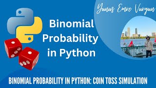 Binomial Probability in Python Coin Toss Simulation [upl. by Merton]