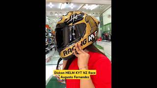 KEREN BOS  HELM KYT AUGUSTO FERNANDEZ GOLD LIMITED EDITION motogp [upl. by Anoet70]