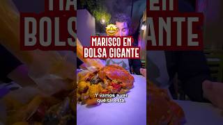 Restaurante con BOLSA DE MARISCO GIGANTE en Madrid 🦞😱 [upl. by Stoll217]