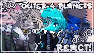 Outer 4 Planets React ‼️  SolarBalls Gacha [upl. by Kcirdneh]