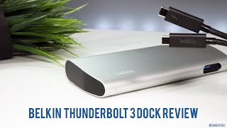 Belkin Thunderbolt 3 Express HD Dock Review Enough Ports [upl. by Tevlev26]