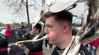 Kamper Trompetter Korps straatparade Sail Kampen 2024 13 [upl. by Hessney]