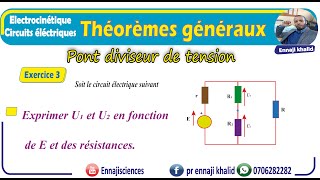 Pont diviseur de tension Exercice 3 [upl. by Illac886]