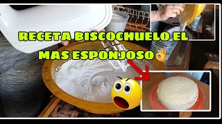 ●EL MAS RICO BISCOCHUELO FACIL Y ECONÓMICO 👌😋 [upl. by Ahsaya836]