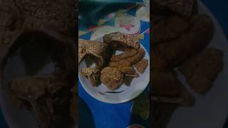 For lunch there was prawns with vegetables and hilsa fish eggs shorts food [upl. by Ajani568]