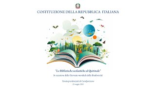 Le Biblioteche scolastiche al Quirinale [upl. by Wesle401]