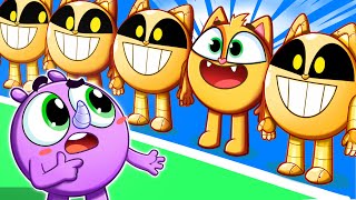 Copycat amp Copy Me Song  Where is Real Me 🐱😸 Kids Songs And Nursery Rhymes by Baby Zoo [upl. by Zampino693]