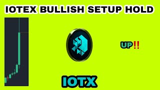 IOTEX COIN IS UP IN 2024‼️ IOTX COIN BULLISH SETUP HOLD‼️ IOTX CRYPTO BIG TRADE SETUP IN BULL MARKET [upl. by Ybbob323]