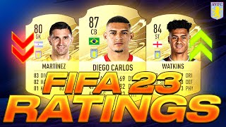 ASTON VILLA IN FIFA 23🤩 FUT 23 RATINGS PREDICTION ft Diego Carlos Kamara Watkins etc 🌟 [upl. by Messere894]