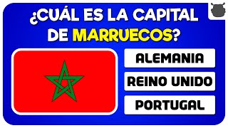 ¿Cuánto sabes de Geografía 🤔🌍 Adivina las capitales de África  Trivia de Cultura General [upl. by Ehcram]