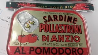 Review Pollastrini Sardines in tomato sauce [upl. by Eugenius36]