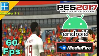 Test Gameplay 60fps Pes 2017  Winlator 71 Full Tutorial Cara setting Winlator [upl. by Studdard]