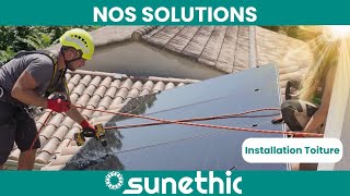 Tutoriel Installation Kit Panneaux Solaires Autoconsommation sur Toiture SoiMême  Sunethic 2023 [upl. by Ttcos]