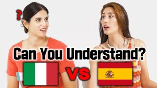 Spanish vs Italian Can they understand each other [upl. by Aztinad]