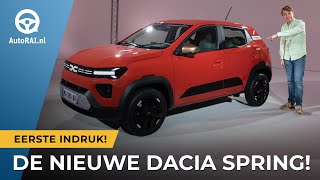 Opnieuw de goedkoopste EV  Nieuwe DACIA SPRING ELECTRIC 2024  AutoRAI TV [upl. by Anilecram]