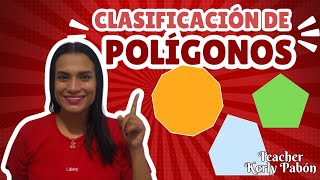 CLASIFICACIÓN DE POLÍGONOS Según lados regularidad y convexidad Matemáticas para niños de primaria [upl. by Oelgnaed]