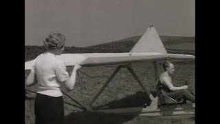 Primary Glider 1930s Camphill Vintage Gliding [upl. by Yht]