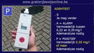 GRATIS RIJBEWIJS ONLINE 28 Rijbewijs B  ALCOHOLCONTROLE  SPEEKSELTEST [upl. by Earezed124]