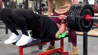 500x20 BENCH PRESS LARRYWHEELS [upl. by Amity]