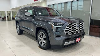 2023 Toyota Sequoia Hybrid Capstone Walk Around [upl. by Kidd]