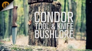 Condor Tool amp Knife Bushlore • Bushcraft Knife Field Review [upl. by Airdnala]