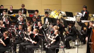 Polka and Fugue from quotSchwanda the Bagpiperquot J Weinberger  Troy Symphonic Band at WMU 41014 [upl. by Crooks]